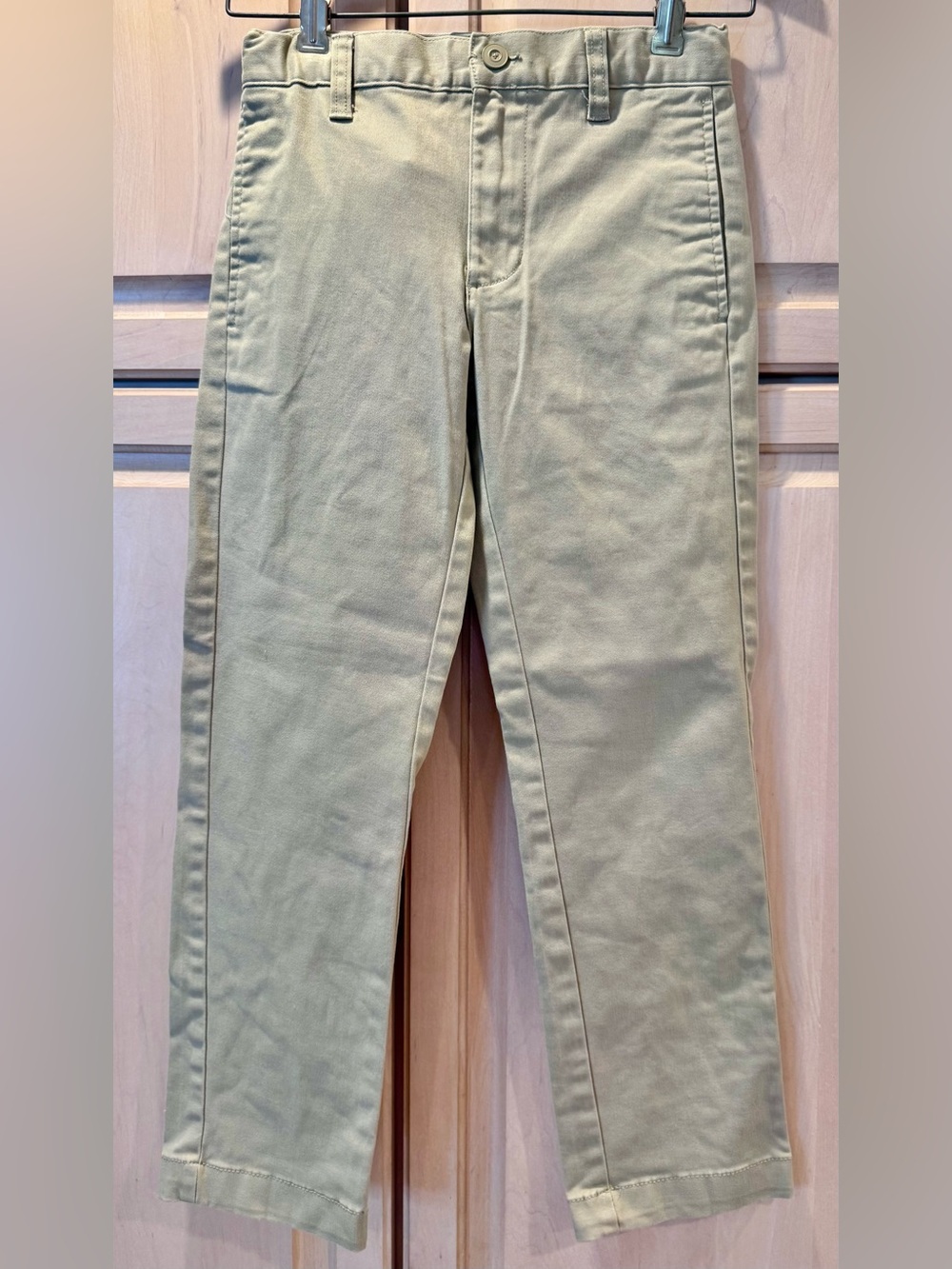 Cat & Jack Boys Khaki Straight-Leg Chinos